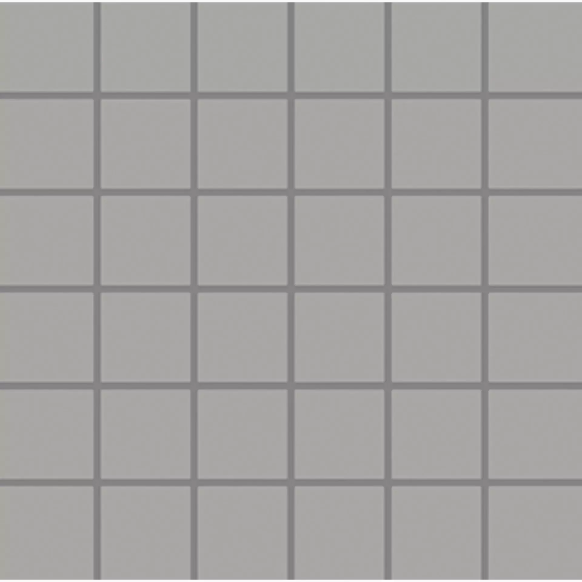 Wandfliese,Bodenfliese Villeroy & Boch Unit One Grey Matt Grey 2706-UT42 matt 5x5cm Mosaik (5x5) 6mm