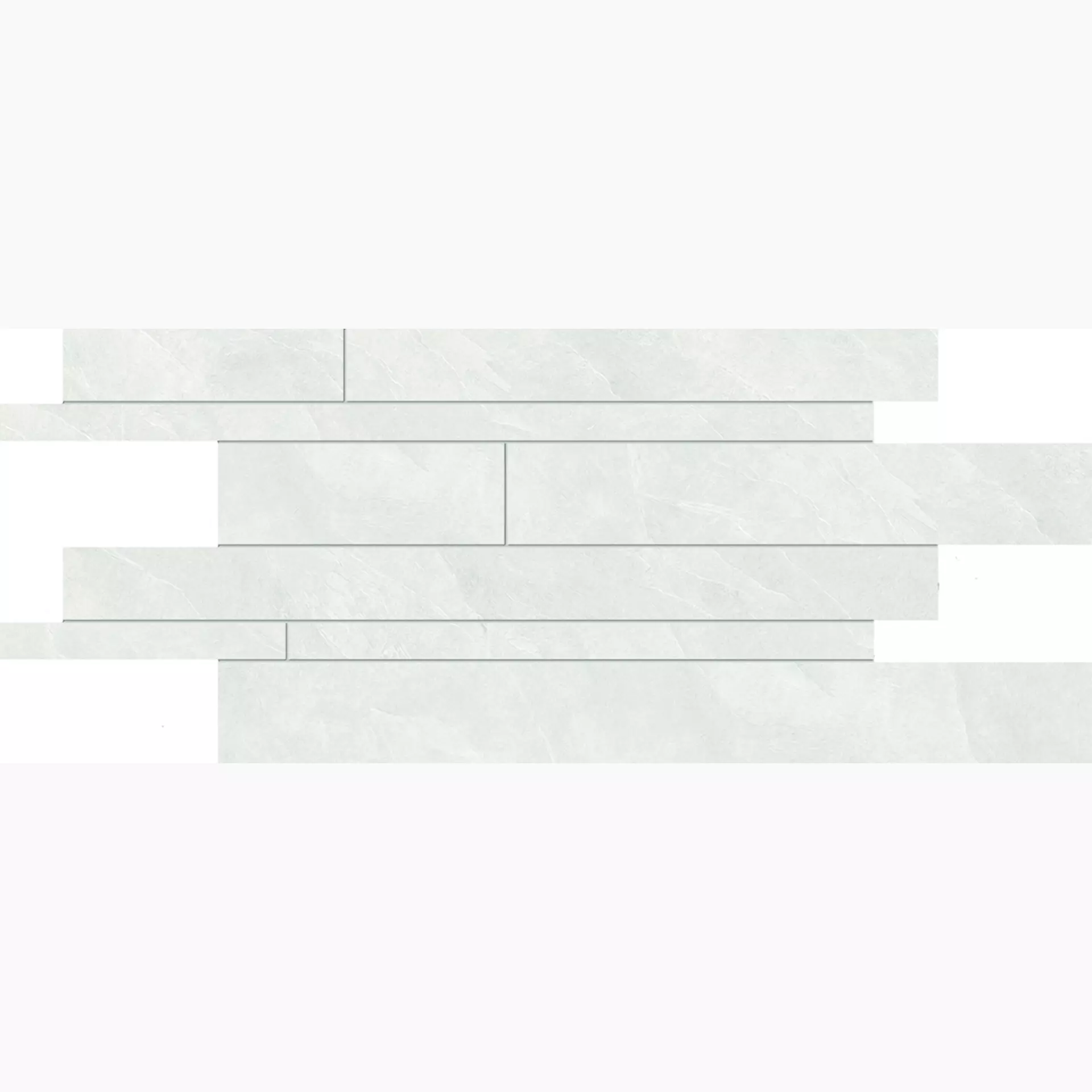 Ergon Oros Stone White Naturale White EL1Q natur 30x60cm Bordüren Sfalsati 9,5mm