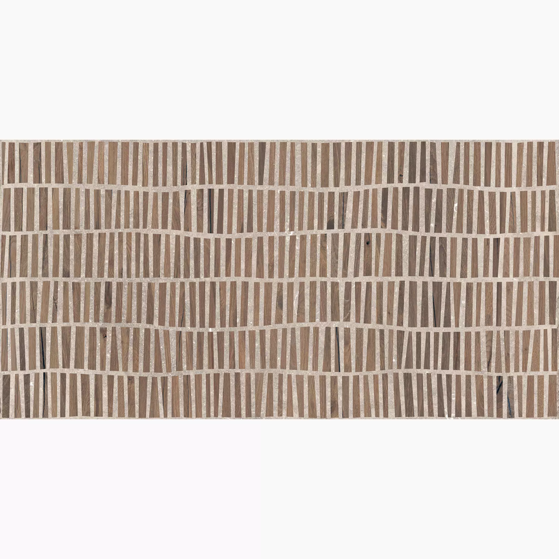 Flaviker Nordik Stone Sand Naturale Decor Domino PF60004881 60x120cm rectified 8,5mm