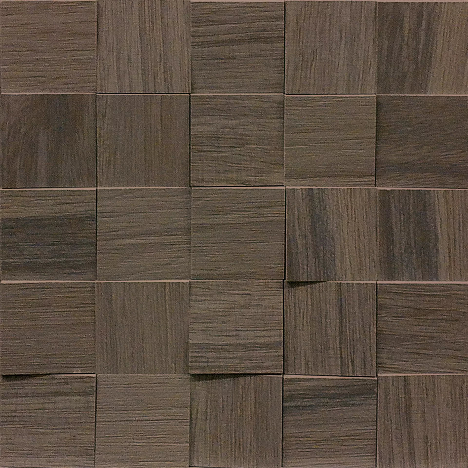 Florim Wooden Tile Of Casa Dolce Casa Brown Naturale – Matt Brown 742059 matt natur 30x30cm Mosaik 3D 6x6 9mm