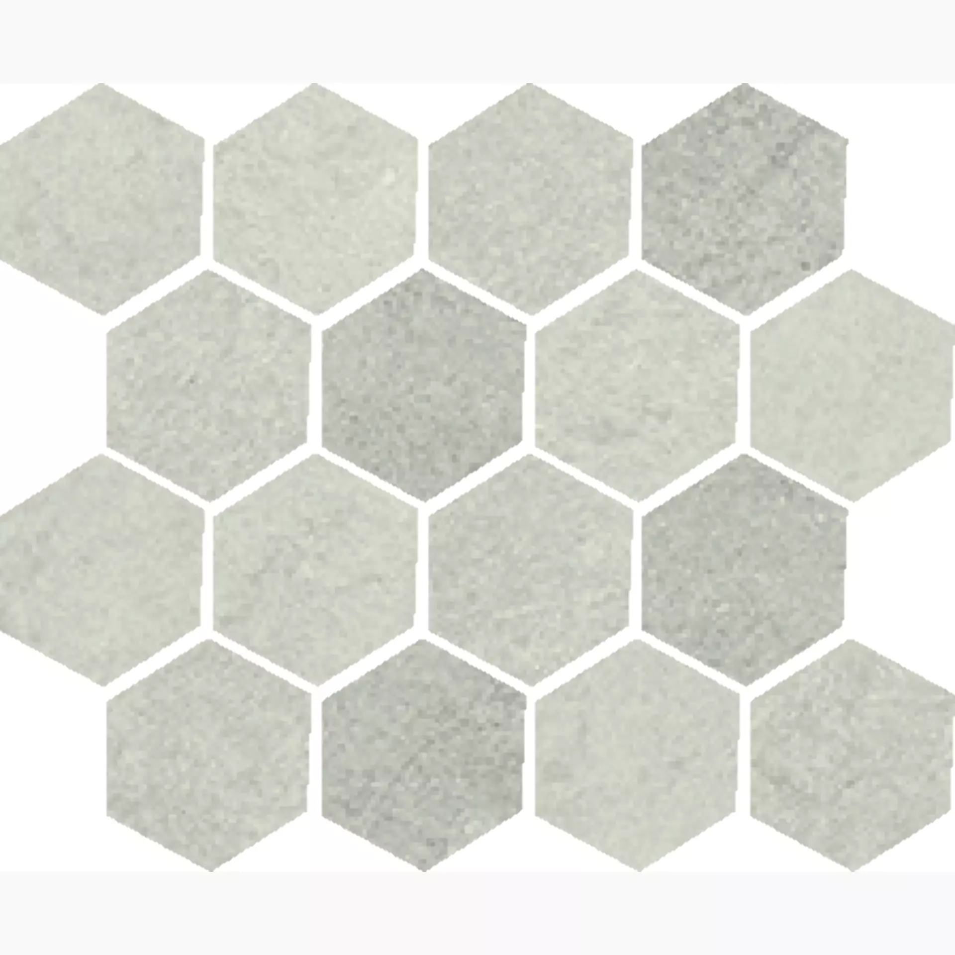 Serenissima Materica Platino Naturale Platino 1076737 natur 25x30cm Mosaik Hexagon rektifiziert