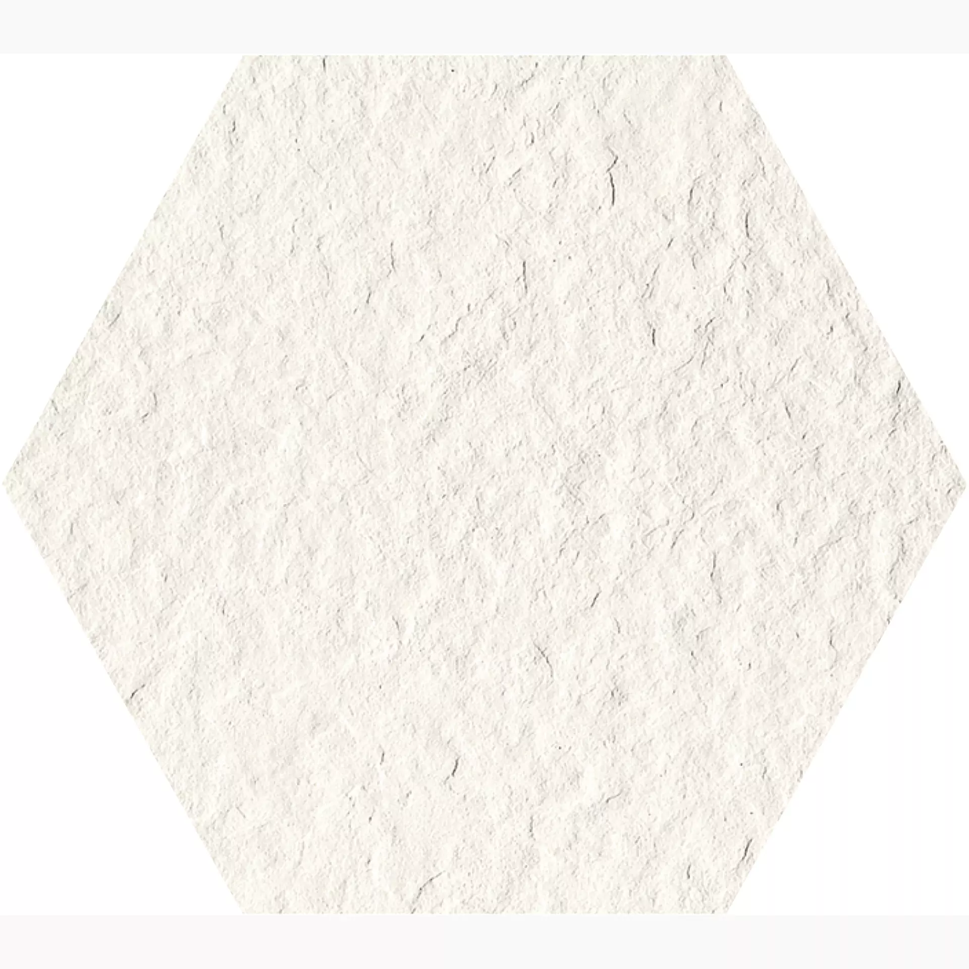 Gigacer Light Bianco Crespo Bianco PO9ESACRESPO struktur matt 16x18cm Dekor Small Hexagon 6mm