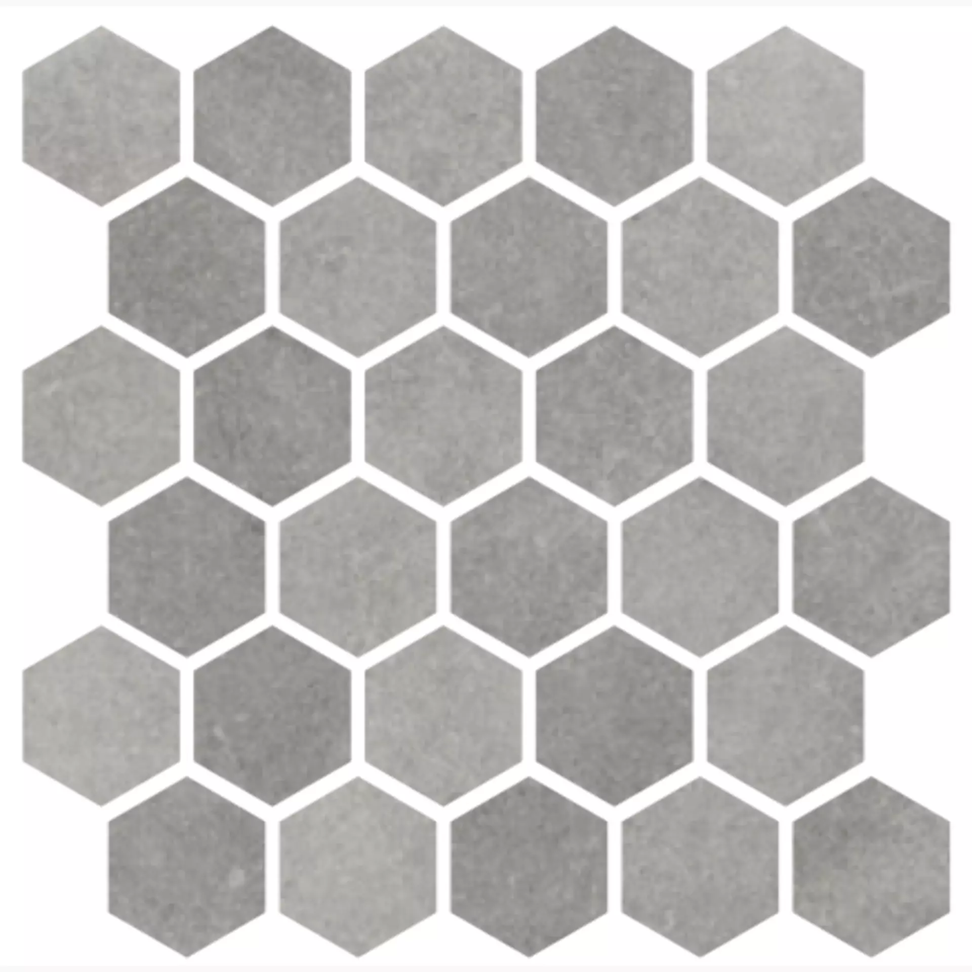 CIR Materia Prima Metropolitan Grey Naturale Mosaic Hexagon 1069914 27x27cm 10mm