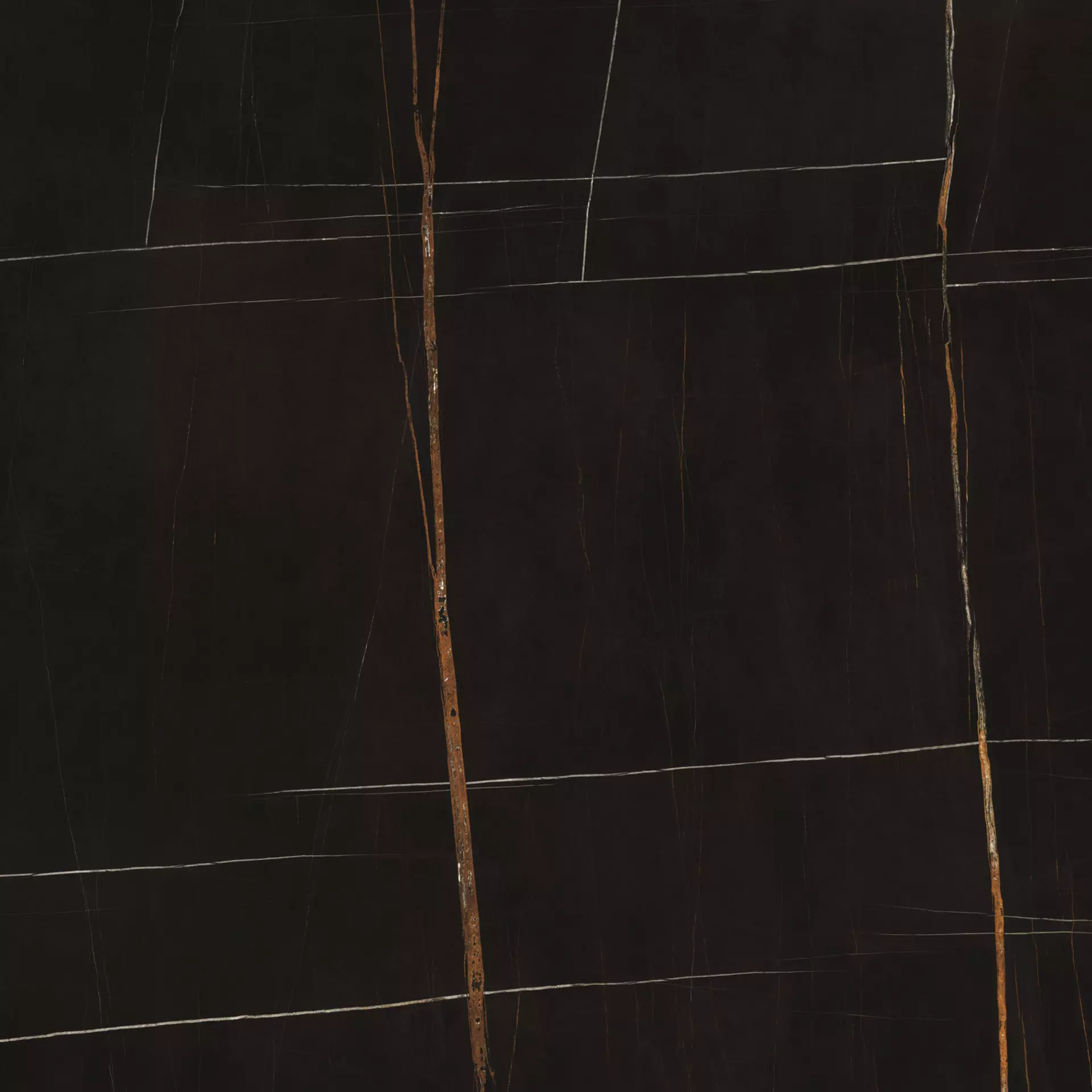 Ariostea Ultra Marmi Sahara Noir Lucidato Shiny UM6L150585 150x150cm 6mm