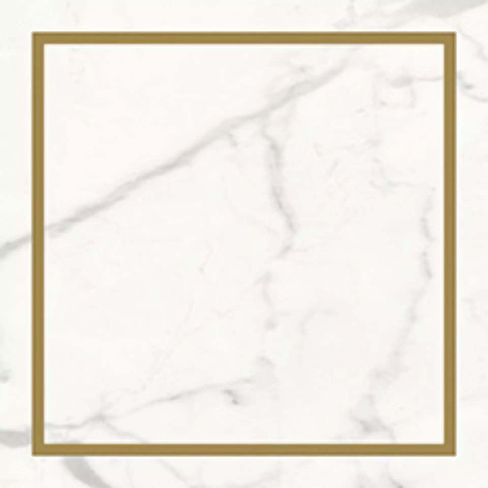 Wandfliese Villeroy & Boch Victorian White - Gold Glossy White - Gold 1222-MK0I glaenzend 20x20cm Dekor Single rektifiziert 10mm